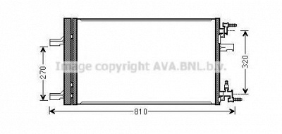 AVA QUALITY COOLING ola5499d -  Конденсатор, кондиционер